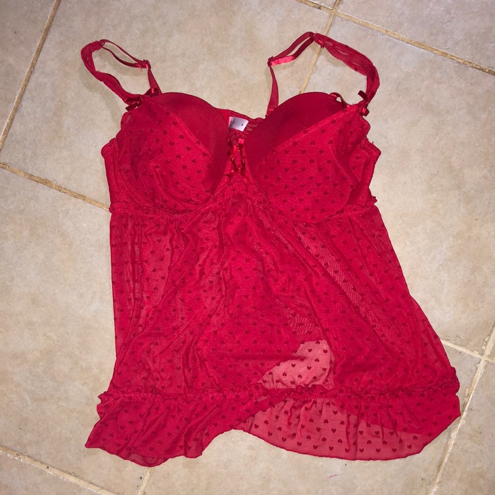 Red teddy top